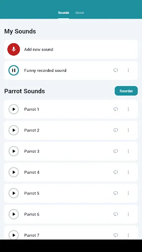 Parrot Sounds ডাউনলোড করুন – সেরা তোতাপাখির আওয়াজ অ্যাপ - Screenshot 7
