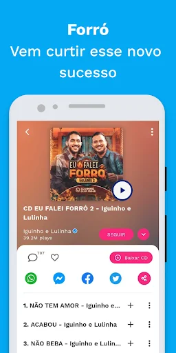 Sua Música ডাউনলোড করুন – ব্রাজিলের সেরা মিউজিক অ্যাপ - Screenshot 4
