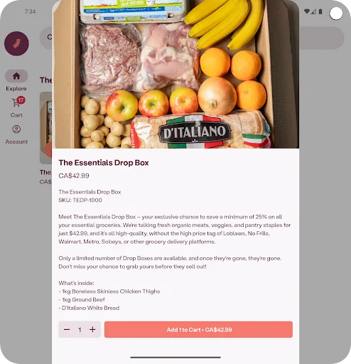 Tre’dish Groceries ডাউনলোড করুন – বার্ষিক ৫০০০ ডলার সাশ্রয় করুন - Screenshot 8