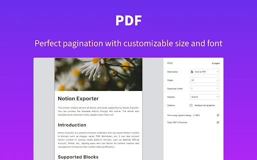 Notion Exporter ডাউনলোড করুন – PDF, Image ও Slide কনভার্টার - Screenshot 4