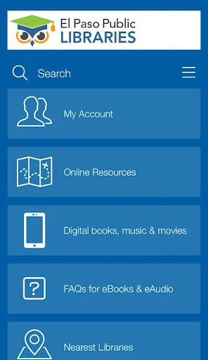 El Paso Public Libraries অ্যাপ ডাউনলোড করুন – লাইব্রেরি সেবা - Screenshot 1