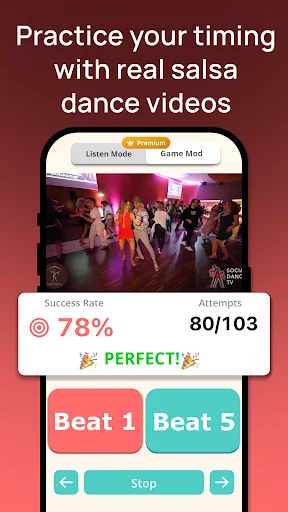 Dancetime – Salsa Beat Finder ডাউনলোড করুন – সেরা ড্যান্স অ্যাপ - Screenshot 5