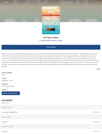 Dudley Libraries অ্যাপ ডাউনলোড করুন – আপনার লাইব্রেরি পরিষেবা এখন হাতের মুঠোয় - Screenshot 16