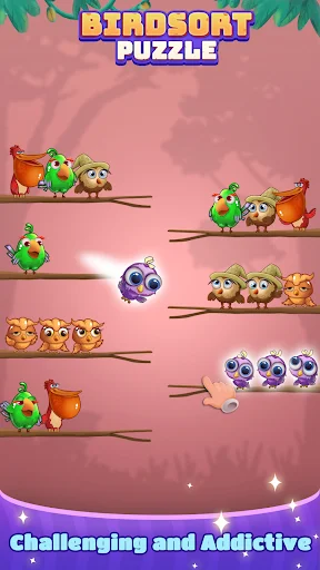 Bird Sort: Color Puzzle Master ডাউনলোড করুন – সেরা পাজল গেম - Screenshot 10