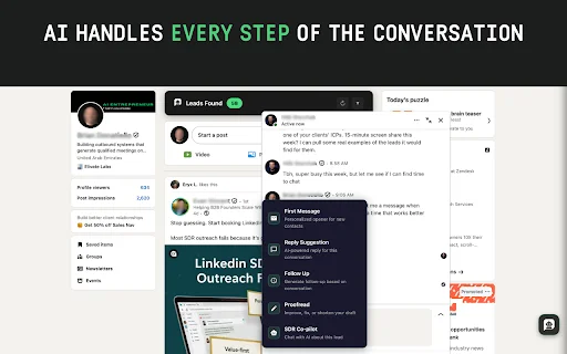 Autoreach ডাউনলোড করুন – LinkedIn এবং X-এর জন্য সেরা AI সেলস অ্যাসিস্ট্যান্ট - Screenshot 2