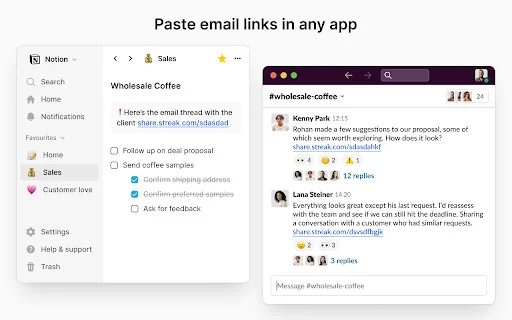 Streak Email Sharing for Gmail ডাউনলোড করুন – ইমেইল শেয়ারিং সহজ করুন - Screenshot 2