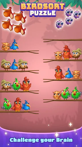 Bird Sort: Color Puzzle Master ডাউনলোড করুন – সেরা পাজল গেম - Screenshot 12