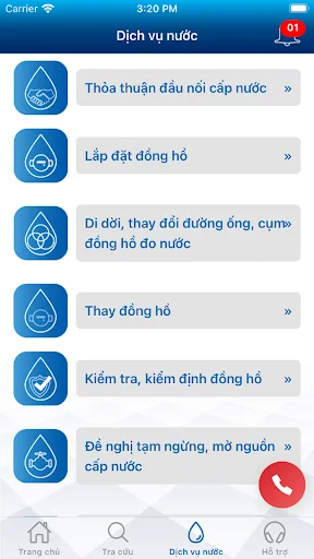 NUOCSACH2HN Pro ডাউনলোড করুন – পানির ব্যবহারের তথ্য জানুন - Screenshot 2