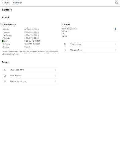 Bedford Public Library System ডাউনলোড করুন – লাইব্রেরি সেবা এখন আপনার ফোনে - Screenshot 18