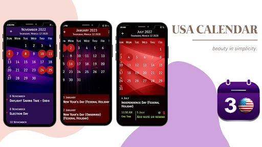 US Calendar 2026 ডাউনলোড করুন – ছুটির দিন ও রিমাইন্ডার সহ - Screenshot 16