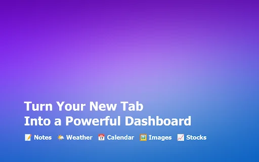 New Tab Widgets ডাউনলোড করুন – আপনার পার্সোনাল ড্যাশবোর্ড - Screenshot 1