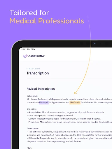 Assistant Dr. – Medical Scribe ডাউনলোড করুন – AI ভিত্তিক অটোমেটেড SOAP নোটস - Screenshot 19