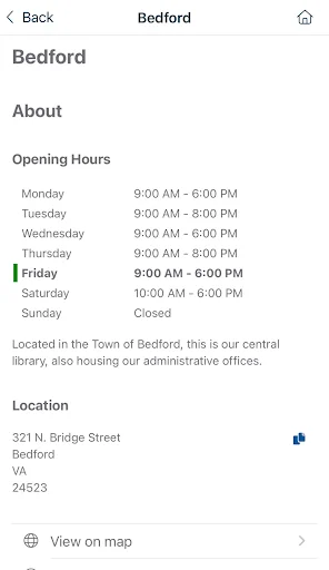 Bedford Public Library System ডাউনলোড করুন – লাইব্রেরি সেবা এখন আপনার ফোনে - Screenshot 12
