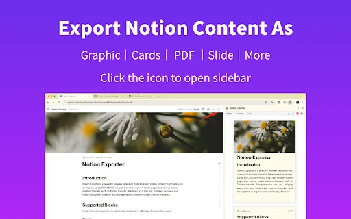 Notion Exporter ডাউনলোড করুন – PDF, Image ও Slide কনভার্টার - Screenshot 1