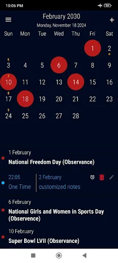 US Calendar 2026 ডাউনলোড করুন – ছুটির দিন ও রিমাইন্ডার সহ - Screenshot 21