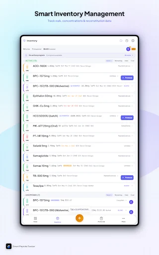 Smart Peptide Tracker ডাউনলোড করুন – সেরা পেপটাইড ট্র্যাকিং অ্যাপ - Screenshot 17