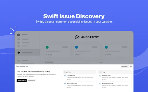 TestMu AI Accessibility DevTools ডাউনলোড করুন – সেরা ওয়েবসাইটের অ্যাক্সেসিবিলিটি অডিটর - Screenshot 1