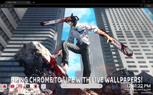 Chainsaw Man Live Wallpaper Download – Anime Tab Free - Screenshot 2